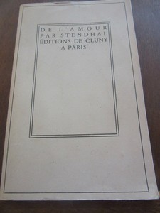 Stendhal De L Amour Editions De Cluny Ebay