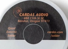 Cardas Audio Quad Eutectic Silver Solder + Flux Packet .032 Dia  50"