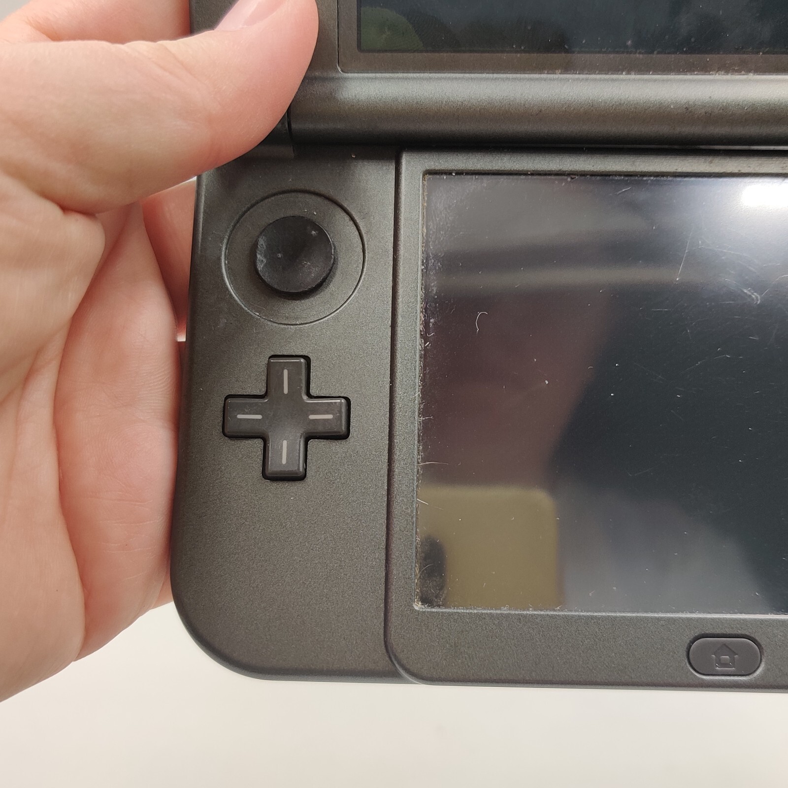 N3DSC Nintendo New 3DS XL Black ROUGH SCREEN AS IS WORKS 45496781514