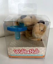 NEW in BOX WubbaNub Baby Infant Pacifier BPA latex phthalate free Brown Puppy