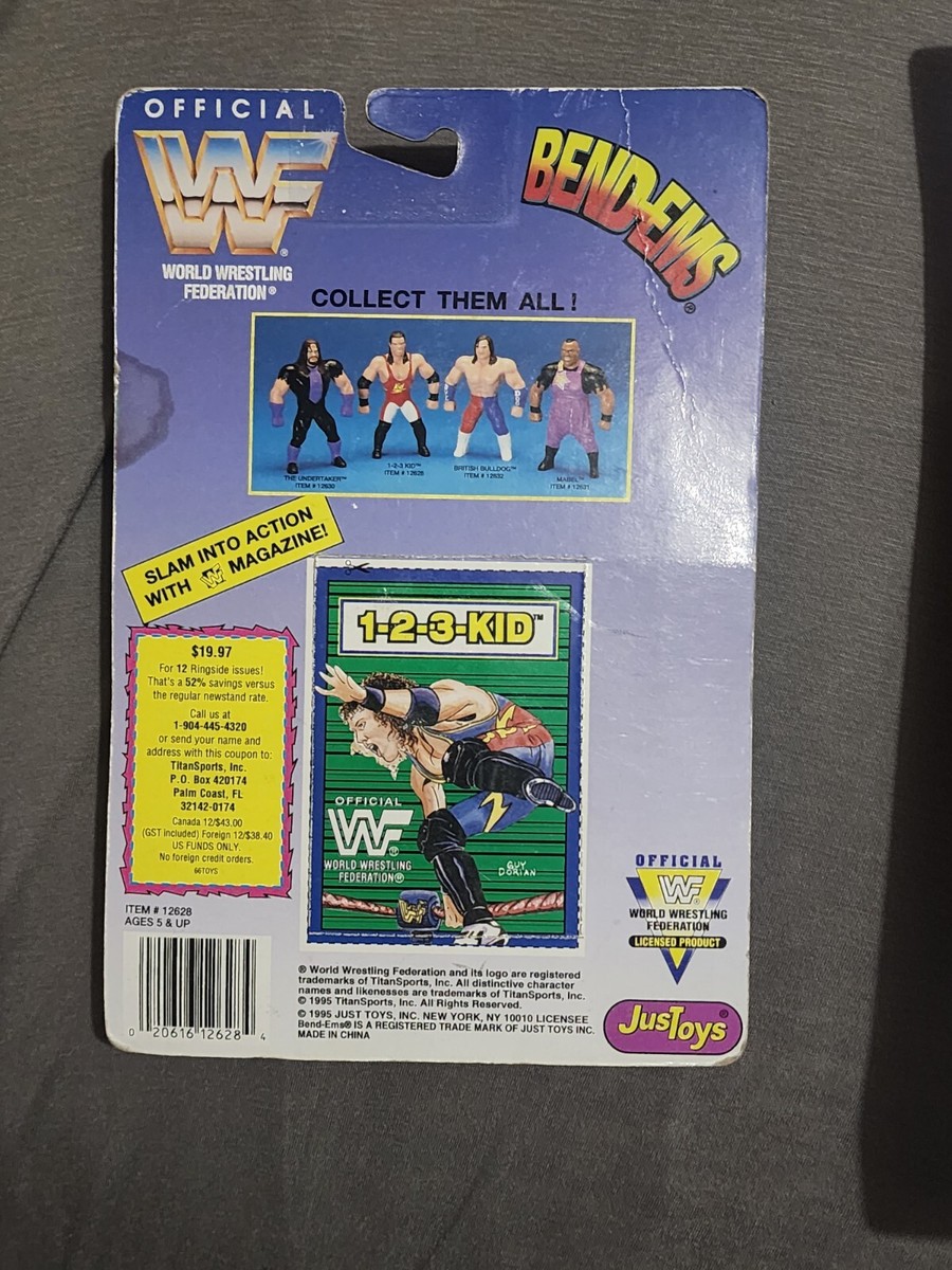 Sealed WWF figure 1-2-3 Kid Bend-em & ECW Lance Storm