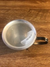 Vtg Leonard Silver Plate Childs Sippy Cup With Removable Rubber Lid