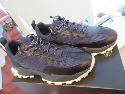 Armani Exchange , Men's Sneakers , Size 10 , Black+ Blue , XUX137xv563 - Picture 9 of 10