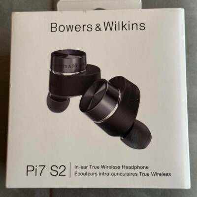 【ほぼ未使用】Bowers & Wilkins Pi7 S2 ブラック Bowers and Wilkins Pi7 S2 In Ear True Wireless Earphones