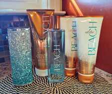 Bath and Body Works At The Beach Body Wash Body Cream Fragrance Mist Sleeve