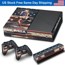 Battle Torn Stripes Vinyl Sticker Cover Decals for Xbox One Console & Controller