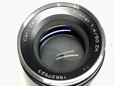 N.MINT Carl Zeiss Planar T* ZK 50mm f1.4 MF Lens PENTAX K mount