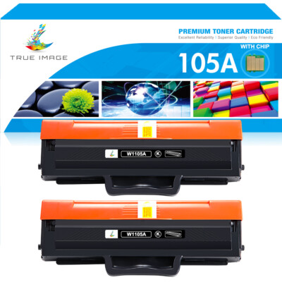 2PK W1105A Toner Cartridge Compatible for HP 105A LaserJet MFP 135w 135a 137fnw