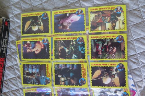 JUEGO COMPLETO GREMLINS 1-82 TARJETAS COLECCIONABLES Y 11 PEGATINAS TOPPS 1984 - Imagen 9 de 13