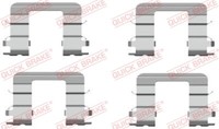 Quick Brake 109-1696 ZubehöRsatz, Scheibenbremsbelag FüR KIA Mitsubishi