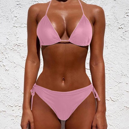 Womens Push-Up Bikini Bra Strappy Set Bathing Suit Swimsuit Swimwear Beachwear - Picture 25 of 39