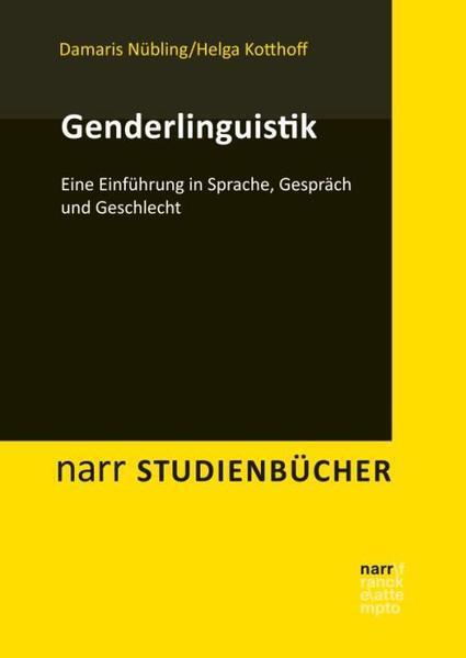 Thumbnail - Genderlinguistik | Damaris Nübling, Helga Kotthoff | 2018 | Deutsch