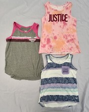 Girls Justice Tank Tops Size 8