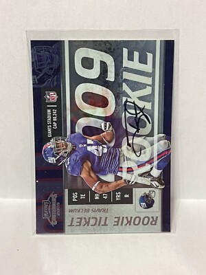 2009 Playoff Contenders Rookie Ticket Autograph AUTO - TRAVIS BECKUM