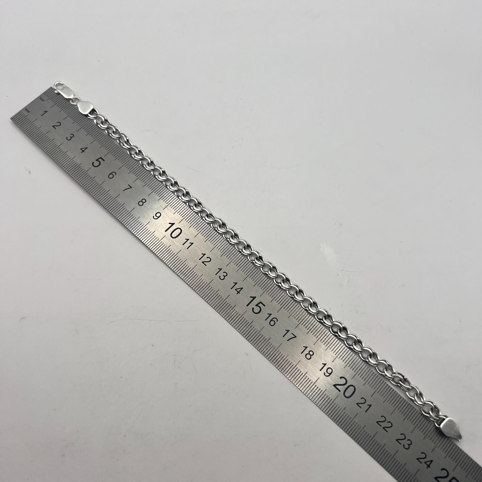 Elegant Vintage 925 Sterling Silver Bracelet Men Women Stylish ...