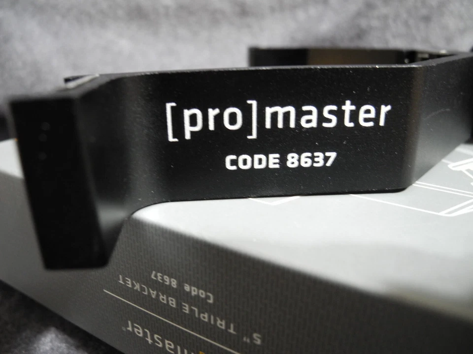 Promaster Triple Bracket - 5" #8637 - Image 2 of 3