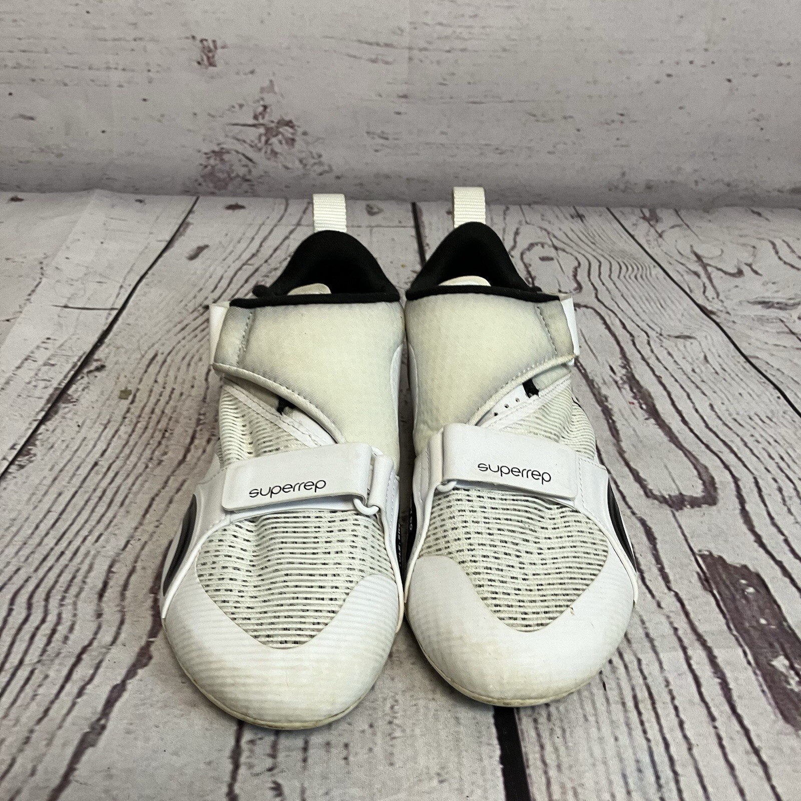 Nike SuperRep Indoor Cycling Shoe White/Black CJ0775-100 Women's Size 6 thumbnail 2