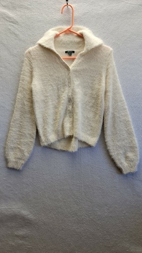 White Cardigan White Button Sweater | eBay