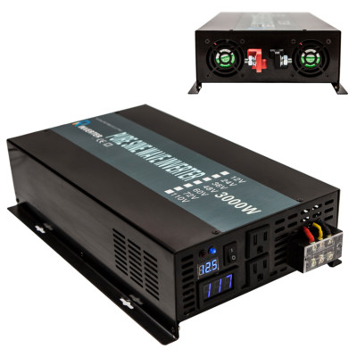 #ad Reliable Pure Sine Wave Power Inverter 2500w 3000w 3500w 4000w 12V 24V Converter $299.00