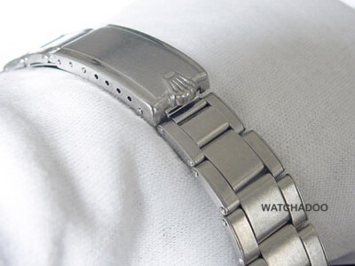 Vintage 60s 1964 Rolex Oyster Folded Riveted 20mm 7206 Bracelet w