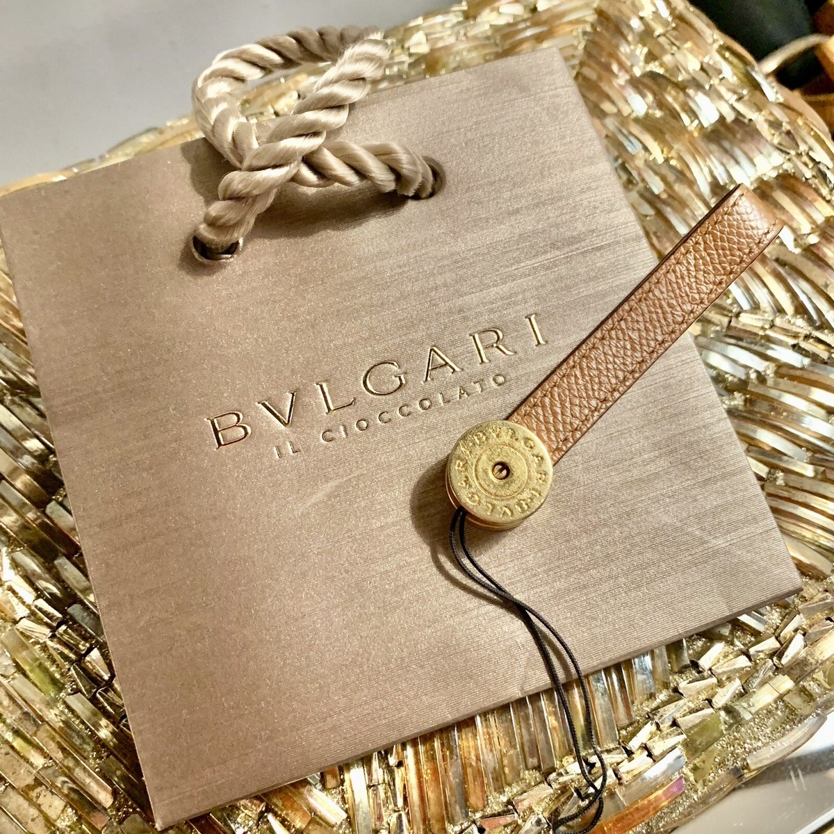 BVLGARI　スマートフォン等Holder BVLGARI スマートフォン等Holder Bvlgari Cell phone strap Gold