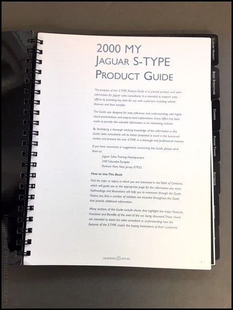 2000 Jaguar S-Type Original Product Guide Brochure Catalog - Image 2 of 4