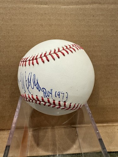 Gary Matthews Autographed Baseball with ROY 1973 Inscription - COA MLB - Picture 2 of 3