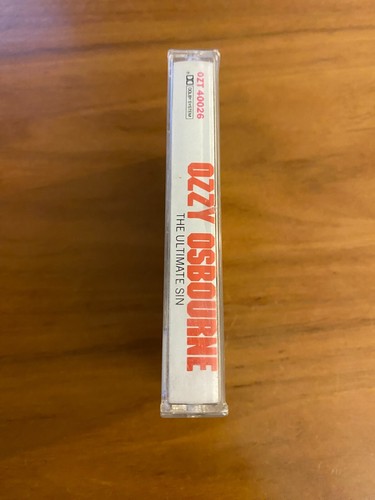 Ozzy Osbourne - The Ultimate Sin Cassette Tape 1986 CBS OZT 40026 Heavy Metal 80 - Picture 2 of 7