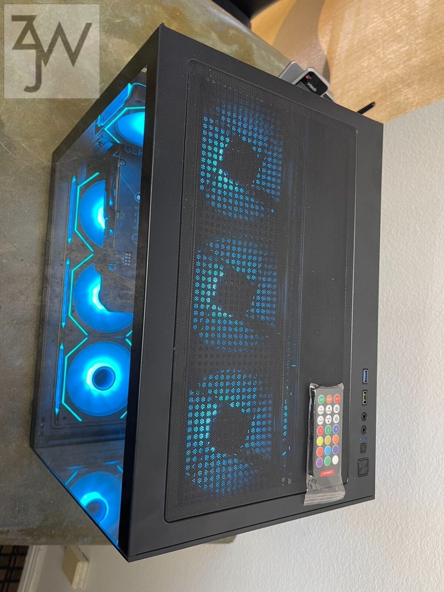 High End ARGB Gaming PC i7-9700 RTX 4060 64GB DDR4 2TB SSD +