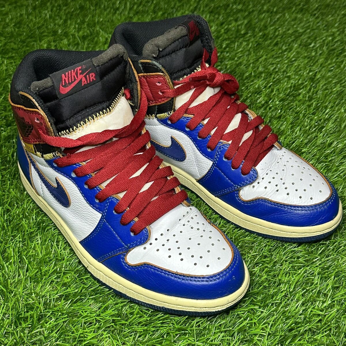 Size 7.5 Mens Jordan 1 Retro NRG x Union LA High Storm Blue Size 7.5 Mens Jordan 1 Retro NRG x Union LA High Storm Blue