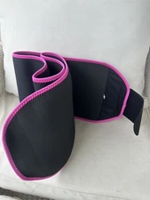 Sweat Sweet Shaper Unisex Waist Trainer Sauna Belt, Neoprene Pink-Large