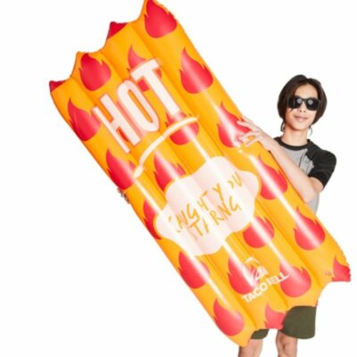 Taco Bell Pool Float Hot Sauce Packet Inflatable NEW