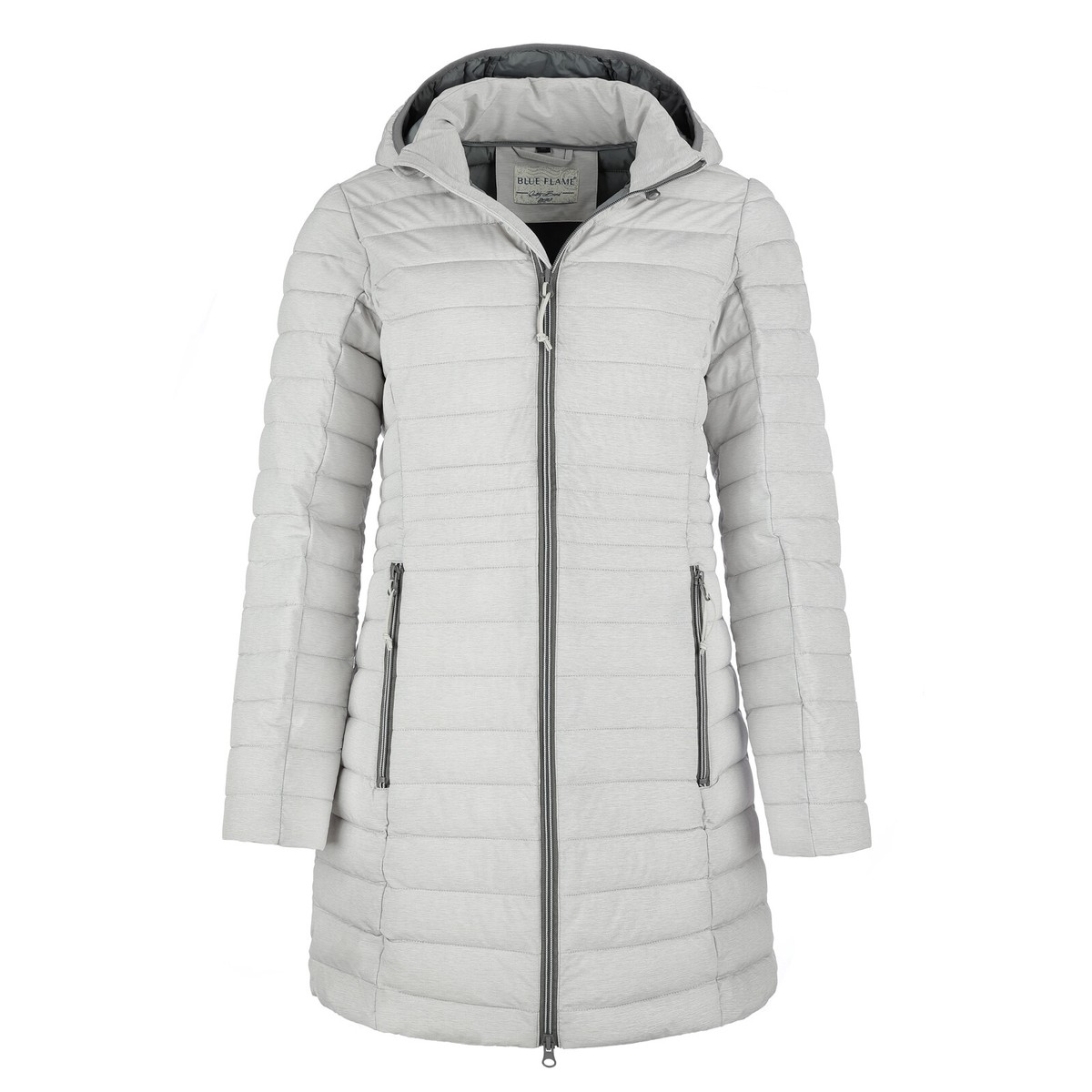 Blue Flame Damen Steppmantel Steppjacke Gefüttert Stehkragen