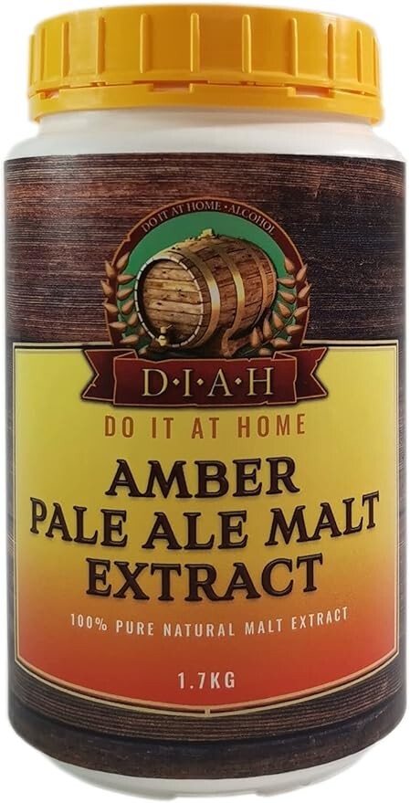 Malt Extract Amber Pale Ale 1.7kg Natural for Beer Making Ingredient Home Brew