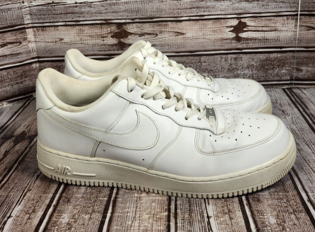SAOLA NIKE AIR FORCE 1 '07 scarpa da ginnastica uomo 13 bassa tripla bianca 318122 111