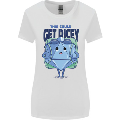 RPG Rollenspiel Get Dicey lustiges Damen-T-Shirt breiter Schnitt