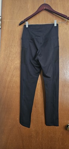 Aèropostale hoch geschnittene Medienleggings 2 Taschen Größe Small schwarz modern neu mit Etikett - Bild 10 von 18