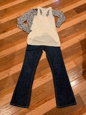 Full Outfit Chaps Sweater Abound Tank 1969 Gap Jeans Small