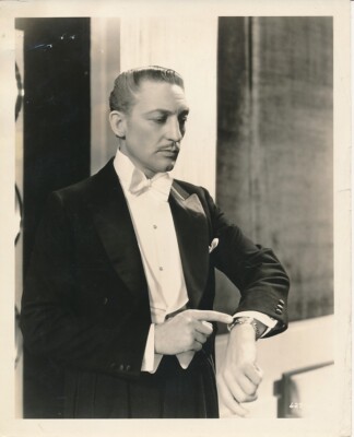 WARREN WILLIAM Original Vintage 1932 SKYSCRAPER SOULS Warner Bros Pre-Code Photo