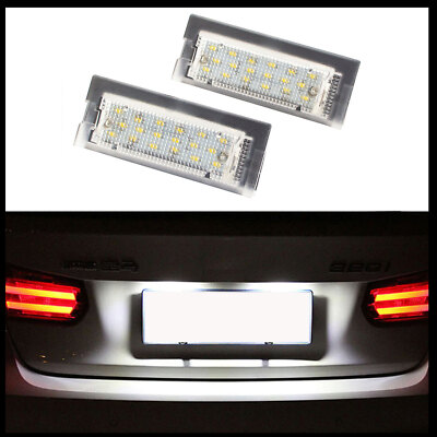 2x LED PREMIUM für BMW 5er E39 Touring Kombi 96-04 Kennzeichenbeleuchtung 18 SMD