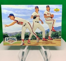 1993 Upper Deck #53 Lethal Lefties/Mark Langston/Jim Abbott/Chuck F