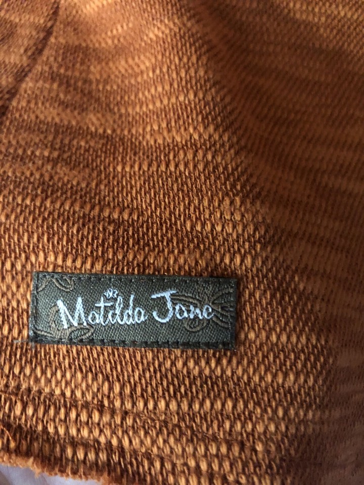 Matilda Jane Run Trough Vest Sleeveless Cardigan women's size L very ...