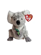 Ty Beanie Babies Bonzer Koala Bear w/Leaves Retired 2003 Shiny Silver - NEW *L1