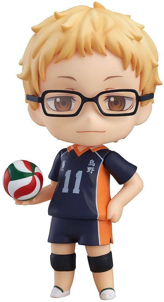 HAIKYUU!! - Kei Tsukishima Nendoroid Action Figure # 616 Orange Rouge