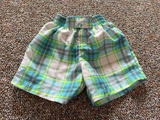 Op Bright Checked Boys Swim Shorts 6-9M