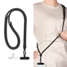 Phone Lanyard Crossbody with 2 Phone Tabs Adjustable Phone Strap for All Phon...