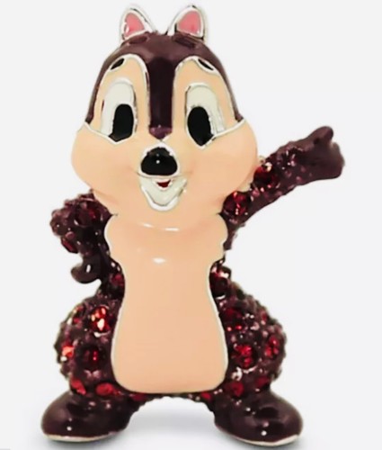 New Disney Parks Arribas Brothers Swarovski® Crystal CHIP Jeweled Mini Figure - Picture 3 of 3