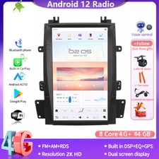 13.6" Qualcomm Car Radio Tesla Vertical For Cadillac Escalade 2006-2015 Carplay
