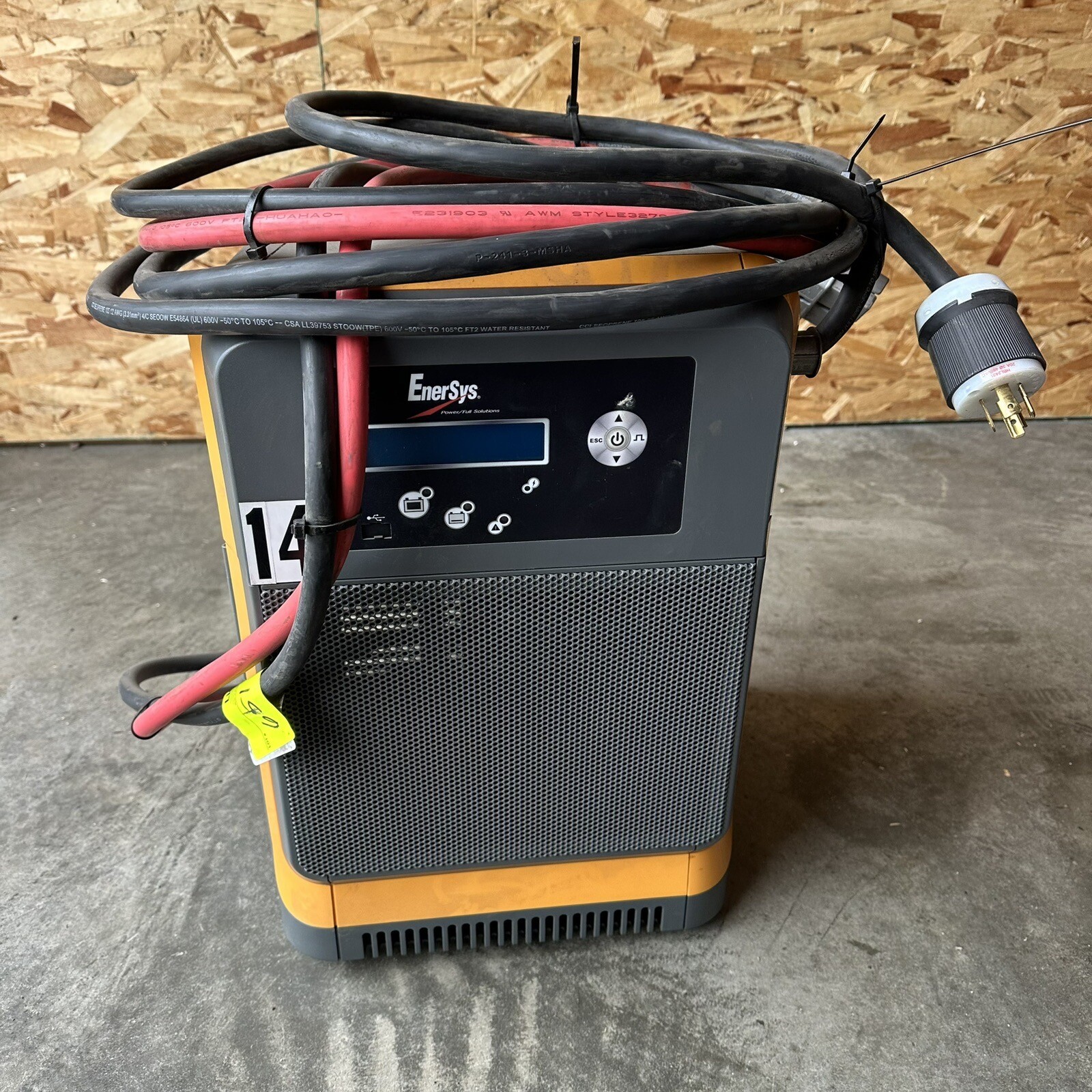 ENERSYS EI3HL4Y FORKLIFT BATTERY CHARGER 3PH AC Volts 480V DC Volts