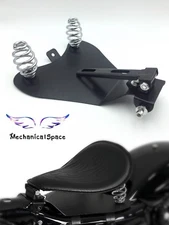 3" Solo Spring Mounting Kit W/ Seat Baseplate Bracket for Harley Bobber Chopper